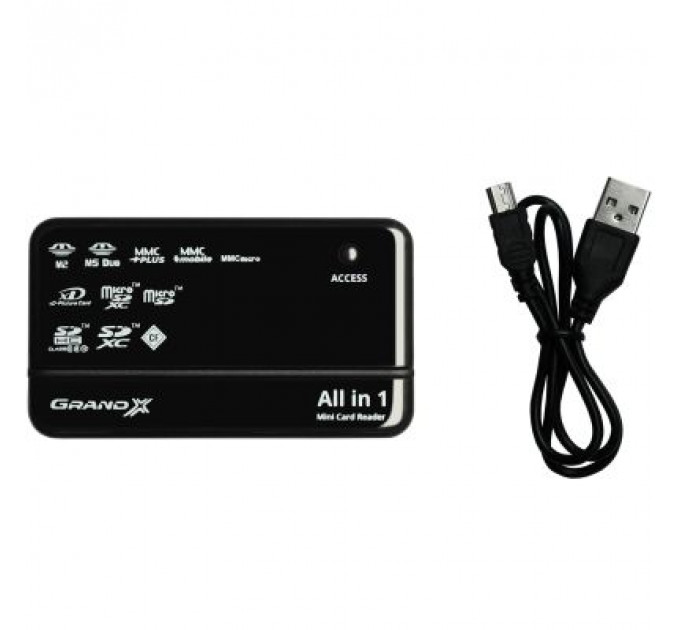 Зчитувач флеш-карт Grand-X CRX05Black