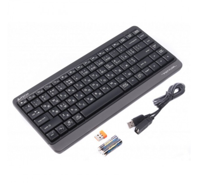Клавіатура A4Tech FBK11 Wireless Grey