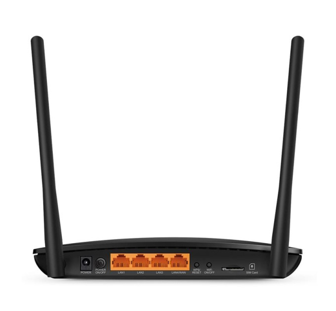 Маршрутизатор Wi-Fi TP-LINK Archer MR200 (AC750, 1xFE Wan, 4xFE LAN, 1xSimCardSlot, 2 антени