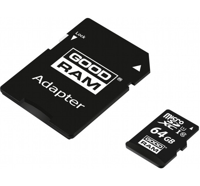 Карта пам'яті GOODRAM 64GB microSDXC Class 10 (M1AA-0640R12)