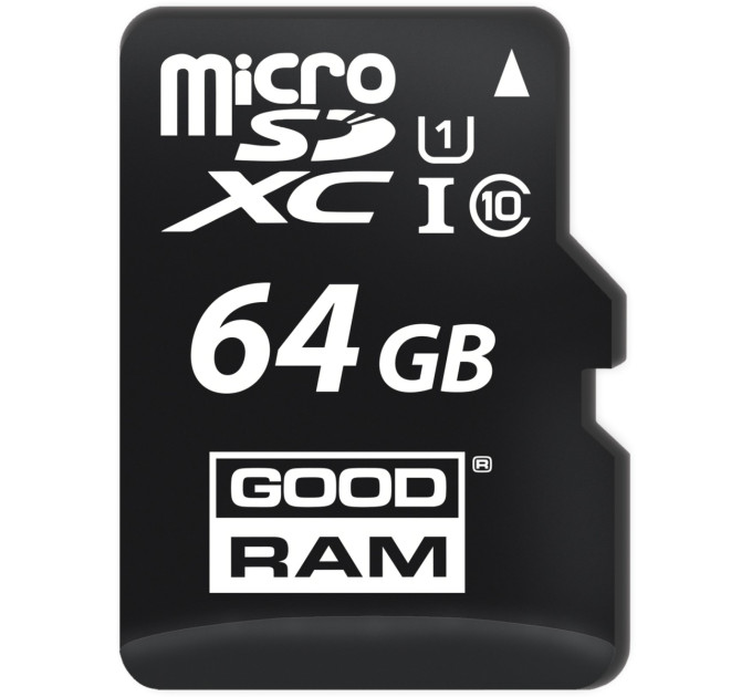 Карта пам'яті GOODRAM 64GB microSDXC Class 10 (M1AA-0640R12)