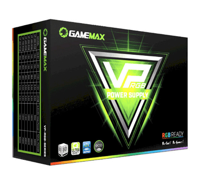 Блок живлення GameMax VP-600-RGB (600 Вт)