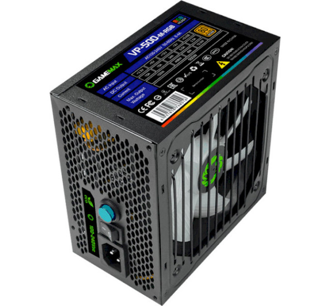 Блок живлення GameMax VP-500-M-RGB (500 Вт)