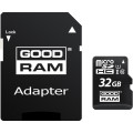 Карта пам'яті MicroSDHC  32GB UHS-I Class 10 Goodram + SD-adapter (M1AA-0320R12)