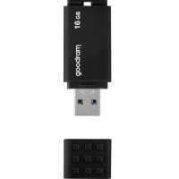 Флешка USB3.0 16GB GOODRAM UME3 Black (UME3-0160K0R11)