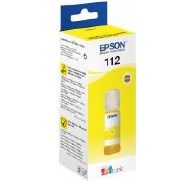 Чорнило EPSON 112 EcoTank Pigment Yellow ink (C13T06C44A)