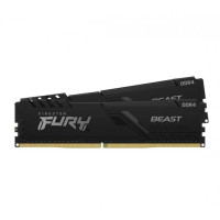 Оперативна пам'ять 16GB DDR4 PC4-24000 (3200MHz) Kingston Fury Beast Black (2x8GB) (KF432C16BBK2/16)