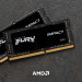 Оперативна пам'ять Kingston Fury SODIMM DDR4-3200 16384 MB PC4-25600 Impact Black (KF432S20IB/16)