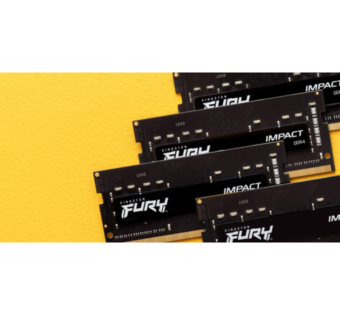 Оперативна пам'ять SO-DIMM 2x16GB/3200 DDR4 Kingston Fury Impact (KF432S20IBK2/32)