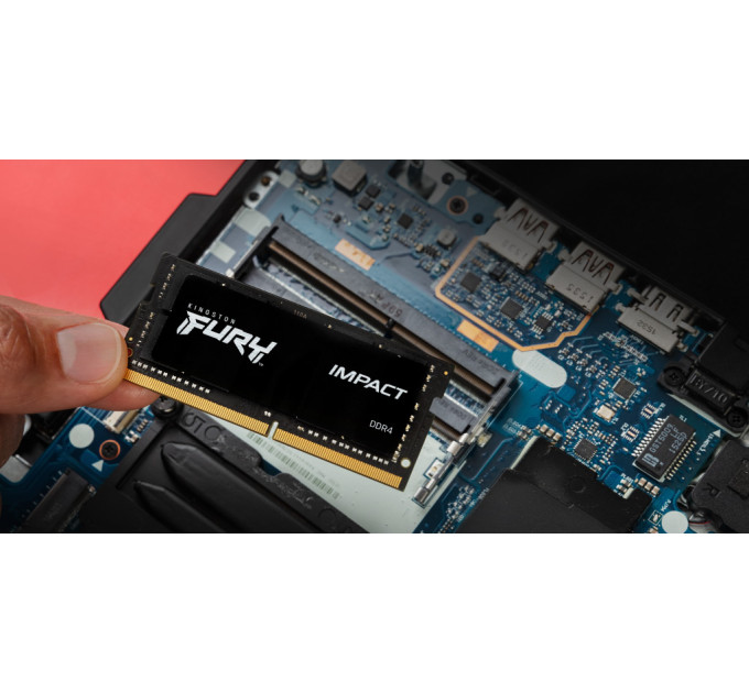 Оперативна пам'ять SO-DIMM 2x16GB/3200 DDR4 Kingston Fury Impact (KF432S20IBK2/32)