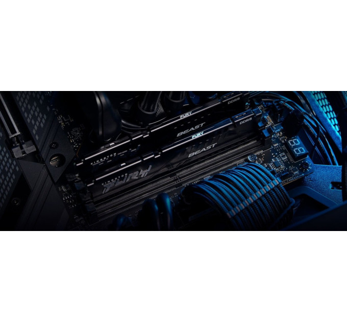 Оперативна пам’ять Kingston Fury Beast Black (2x16GB) (KF552C40BBK2-32) 32GB DDR5 PC5-51200 (5200 MHz)