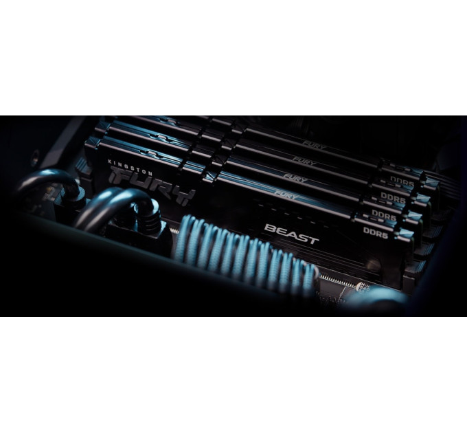 Оперативна пам’ять Kingston Fury Beast Black (2x16GB) (KF552C40BBK2-32) 32GB DDR5 PC5-51200 (5200 MHz)