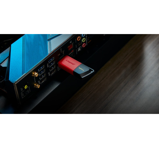 Флешка USB3.2 64GB Kingston DataTraveler Exodia M Black/Blue (DTXM/64GB)