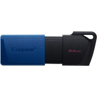 Флешка USB3.2 64GB Kingston DataTraveler Exodia M Black/Blue (DTXM/64GB)
