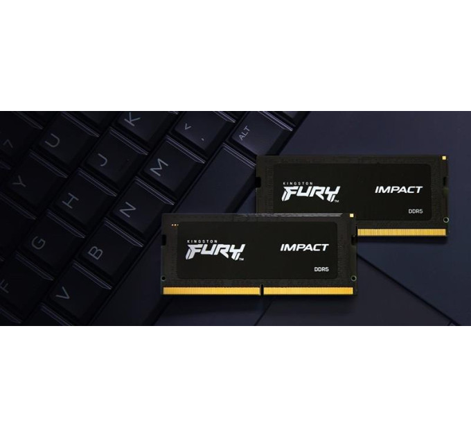 Оперативна пам'ять Kingston SODIMM FURY Impact DDR5 4800 32GB KIT (16GBx2)
