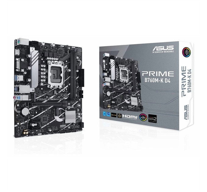 Материнська плата  Asus Prime B760M-K D4 Socket 1700