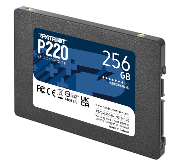 SSD-накопичувач  Patriot P220 SATA III 256GB (P220S256G25)