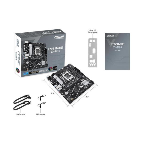 Материнська плата Asus Prime B760M-K Socket 1700