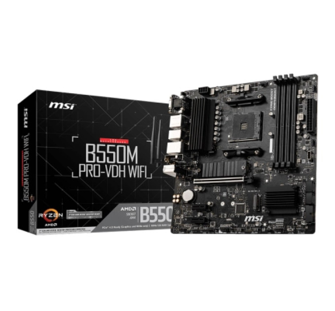 Материнська плата MSI B550M PRO-VDH WIFI