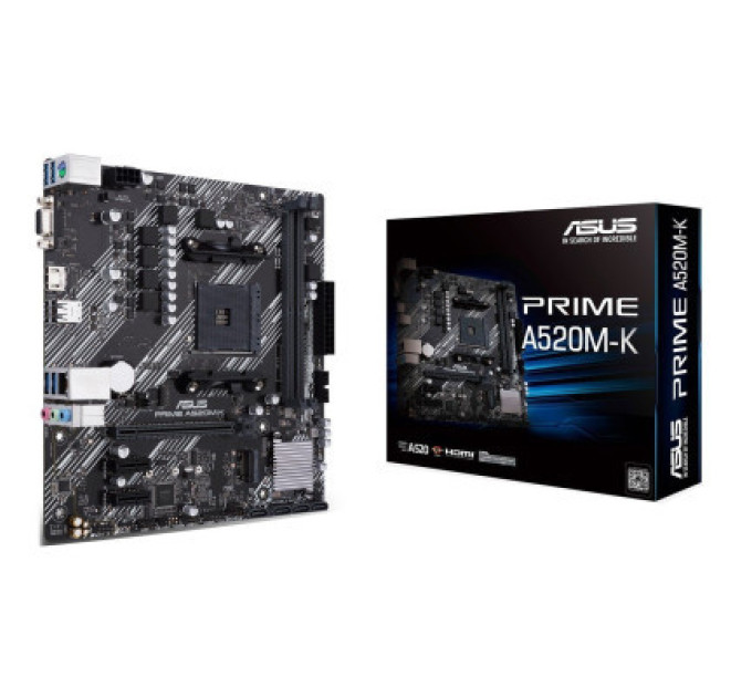 Материнська плата ASUS PRIME A520M-K