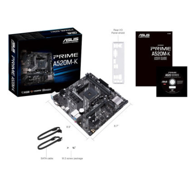 Материнська плата ASUS PRIME A520M-K