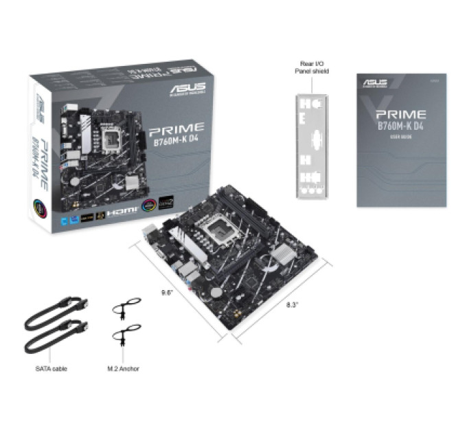 Материнська плата ASUS PRIME B760M-K D4
