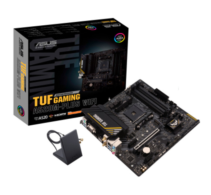 Материнська плата ASUS TUF GAMING A520M-PLUS WIFI