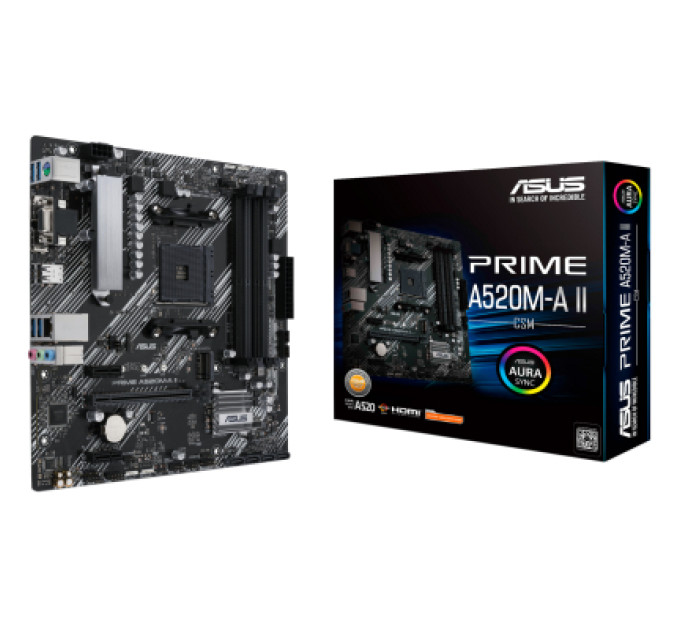 Материнська плата ASUS PRIME A520M-A II/CSM