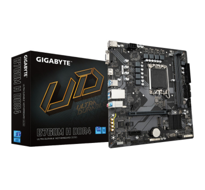 Материнська плата GIGABYTE B760M H DDR4