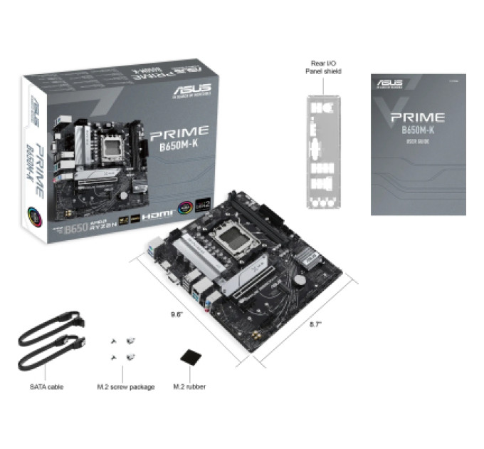 Материнська плата ASUS PRIME B650M-K