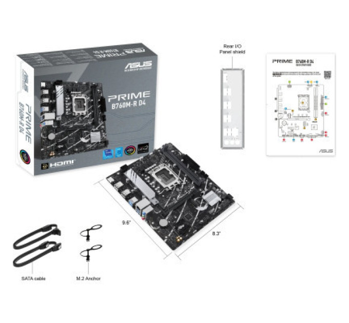Материнська плата ASUS PRIME B760M-R D4