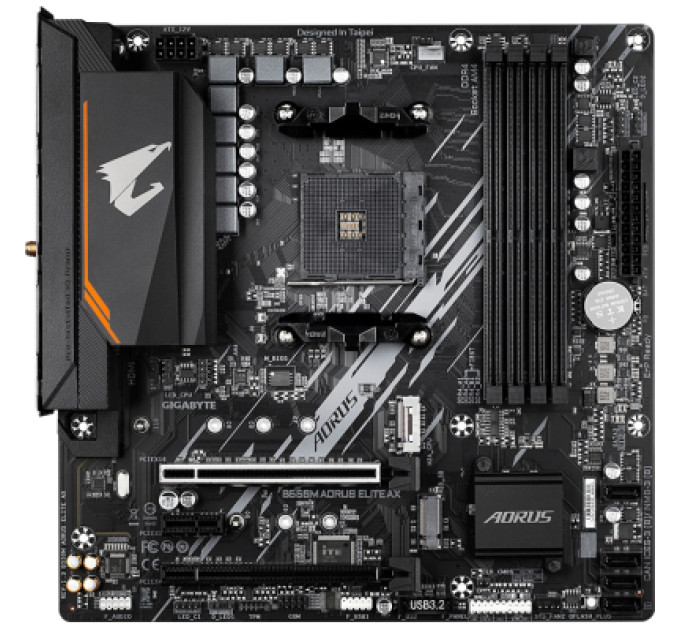 Материнська плата GIGABYTE B550M AORUS ELITE AX