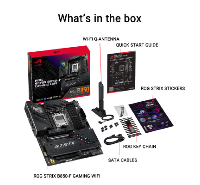 Материнська плата ASUS ROG STRIX B850-F GAMING WIFI