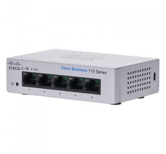 Комутатор мережевий Cisco CBS110-5T-D-EU