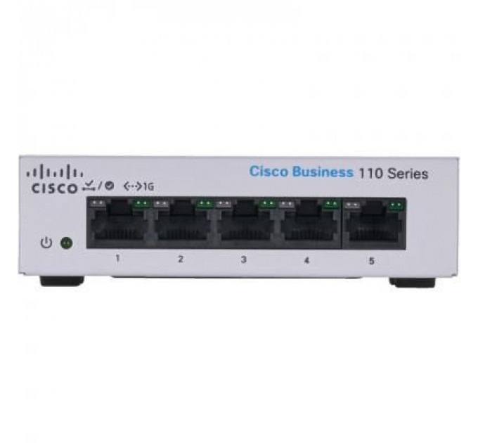 Комутатор мережевий Cisco CBS110-5T-D-EU