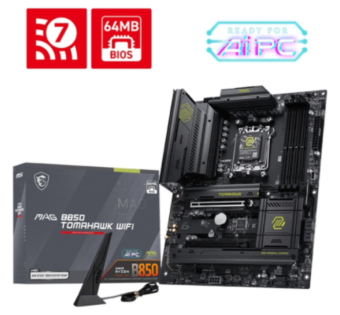 Материнська плата MSI MAG B850 TOMAHAWK WIFI