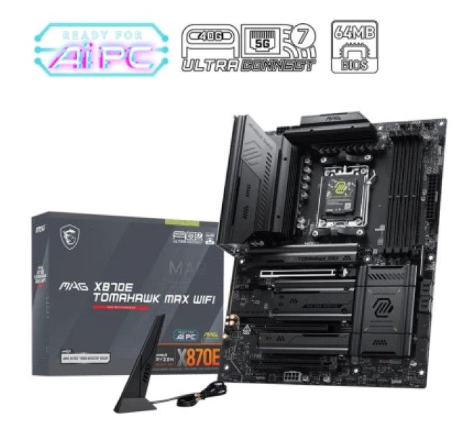 Материнська плата MSI MAG X870E TOMAHAWK MAX WIFI