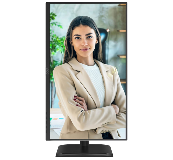 AOC Монiтор TFT AOC 23.8" 24P4CV PS FHD 120Hz HDMI DP USB-C RJ-45 Pivot USB MM Black