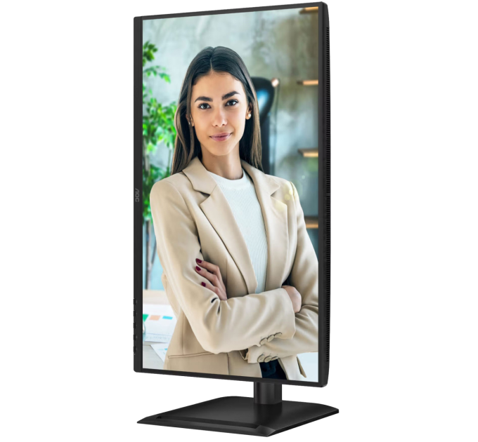 AOC Монiтор TFT AOC 23.8" 24P4CV PS FHD 120Hz HDMI DP USB-C RJ-45 Pivot USB MM Black