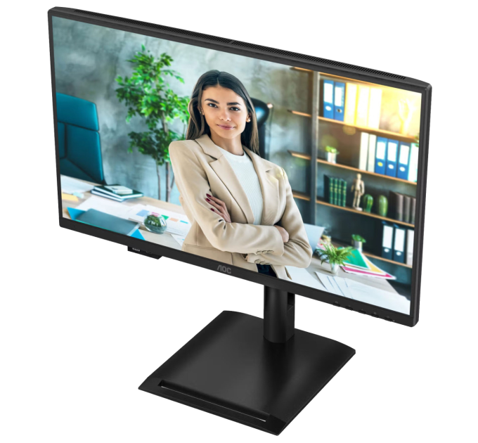 AOC Монiтор TFT AOC 23.8" 24P4CV PS FHD 120Hz HDMI DP USB-C RJ-45 Pivot USB MM Black
