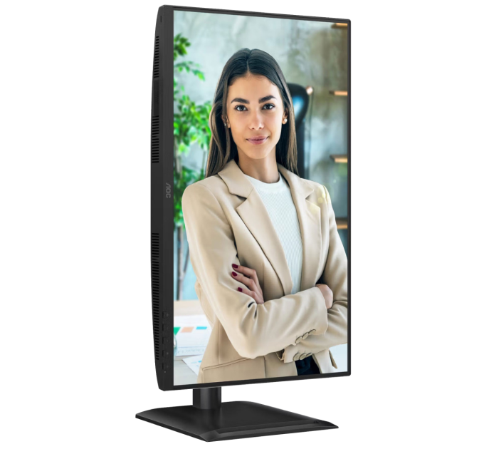 AOC Монiтор TFT AOC 23.8" 24P4CV PS FHD 120Hz HDMI DP USB-C RJ-45 Pivot USB MM Black
