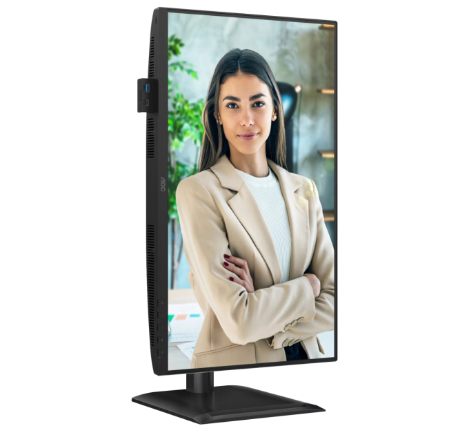 AOC Монiтор TFT AOC 23.8" 24P4U IPS FHD 120Hz VGA HDMI DP Pivot USB MM Black
