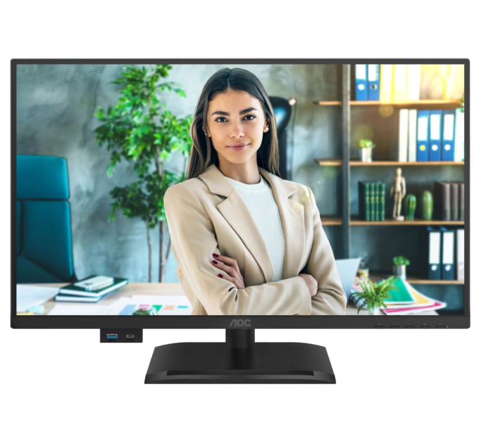 AOC Монiтор TFT AOC 23.8" 24P4U IPS FHD 120Hz VGA HDMI DP Pivot USB MM Black