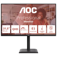 Монiтор TFT AOC 31.5" Q32E4U IPS QHD 100Hz 2*HDMI DP Pivot USB MM Black