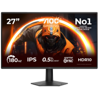 Монiтор TFT AOC 27" 27G50F IPS FHD 180Hz(OC) HDMI DP Black