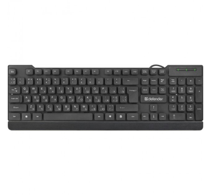 Клавіатура Defender Element HB-190 UKR USB Black (45192)