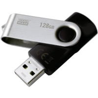 Флешка USB Flash 128GB USB 2.0 Goodram UTS2 (UTS2-1280K0R11) Black