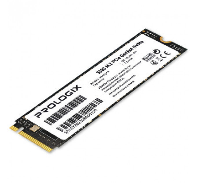 Накопичувач SSD M.2 2280 256GB Prologix (PRO256GS380)