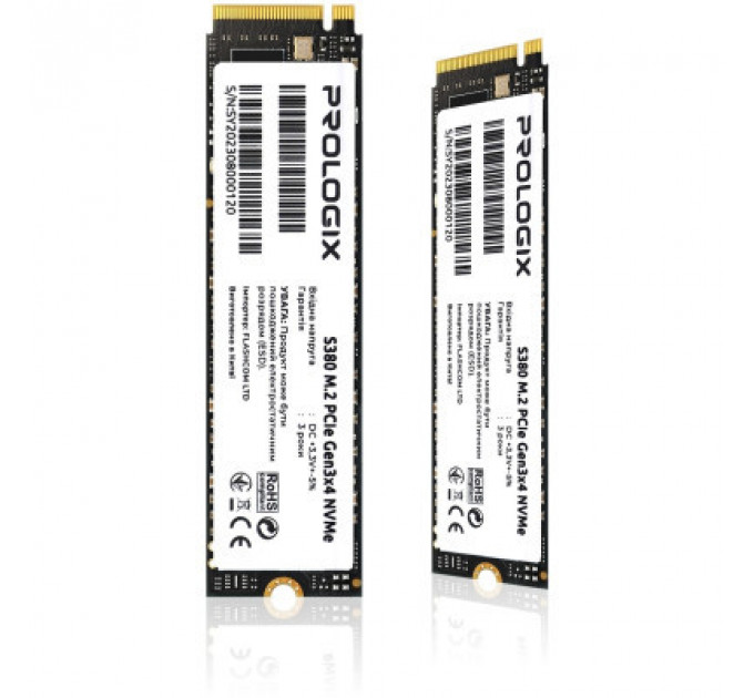 Накопичувач SSD M.2 2280 256GB Prologix (PRO256GS380)