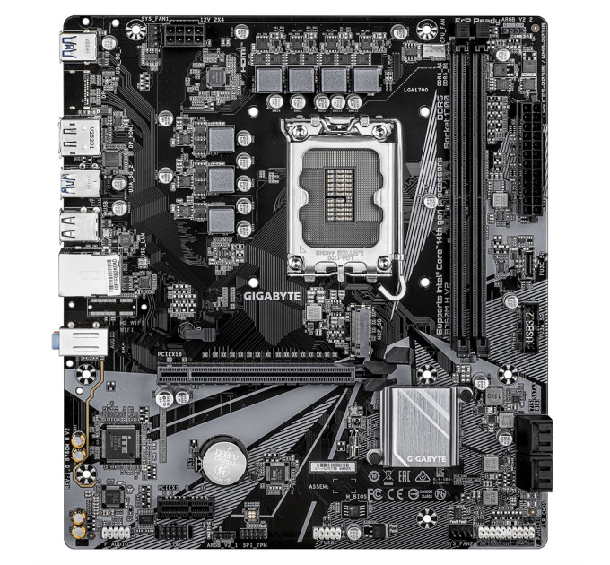 GIGABYTE Материнська плата Gigabyte B760M H V2 Socket 1700